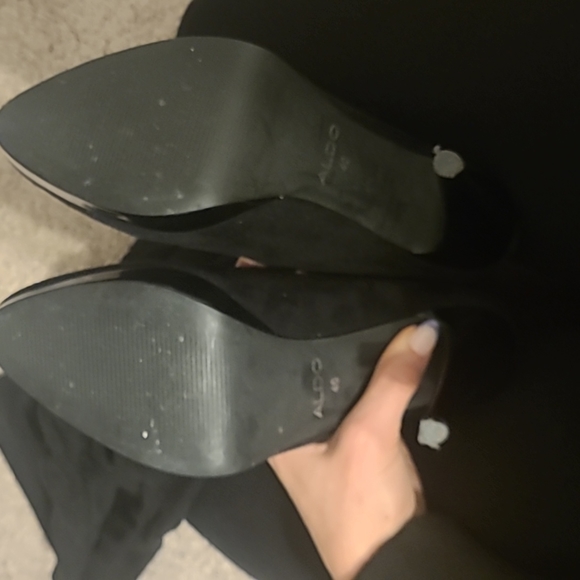 Black Swede over the knee boots - Picture 2 of 4